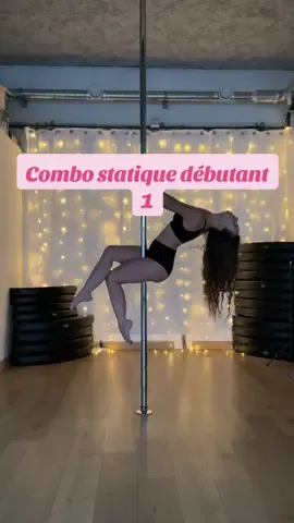Combo statique débutant 1 vu en cours privé ce matin 💓 écris-moi pour réserver ton cours ✨  #poledance #poledebutant #polestatic #fyp #pourtoi 