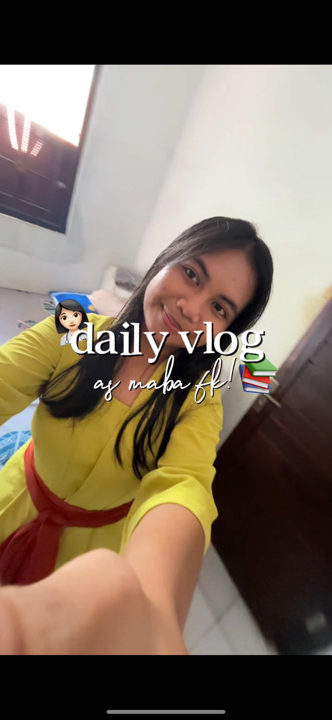 HEHEHEHHEE ketagihan bikin vlog 😗👉🏼👈🏼 #collegelife #medicalstudent #dailyvlog #foryou #fk 