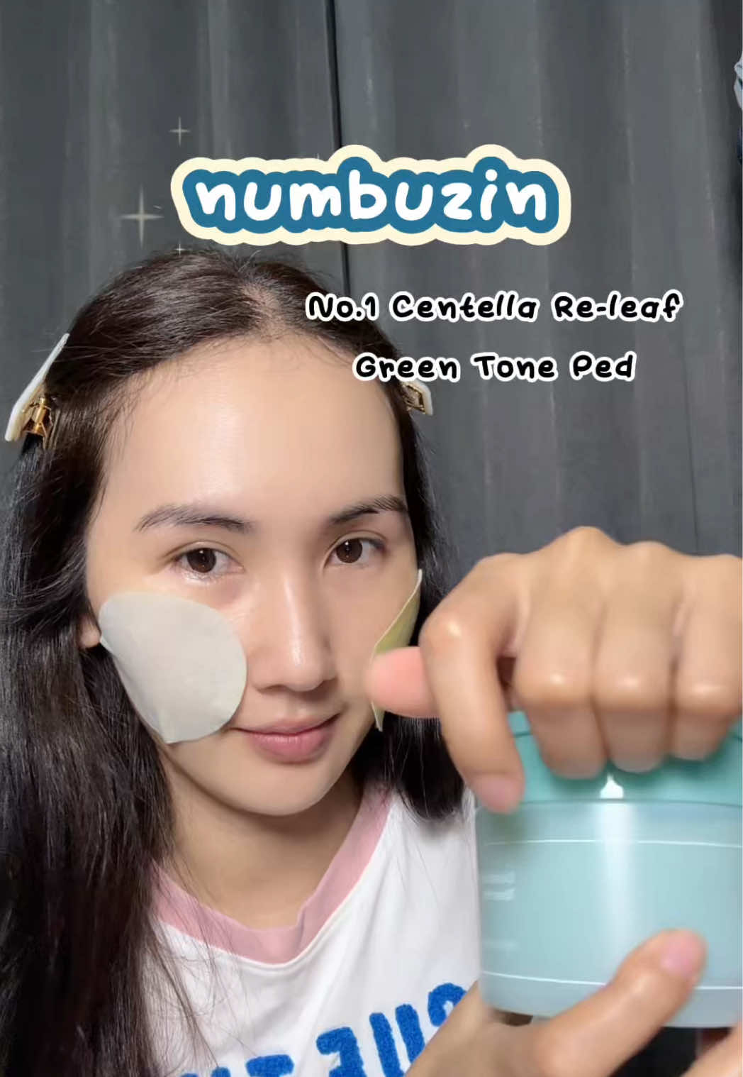 numbuzin No.1 โทนเนอร์แพดกู้ผิว จัดโปรเปิดตัวคุ้มมากกก 😍💚✨ #numbuzin  #numbuzinthailand #numbuzinTikTokShopTH #นัมบูซิน #รีวิวสกินแคร์ 