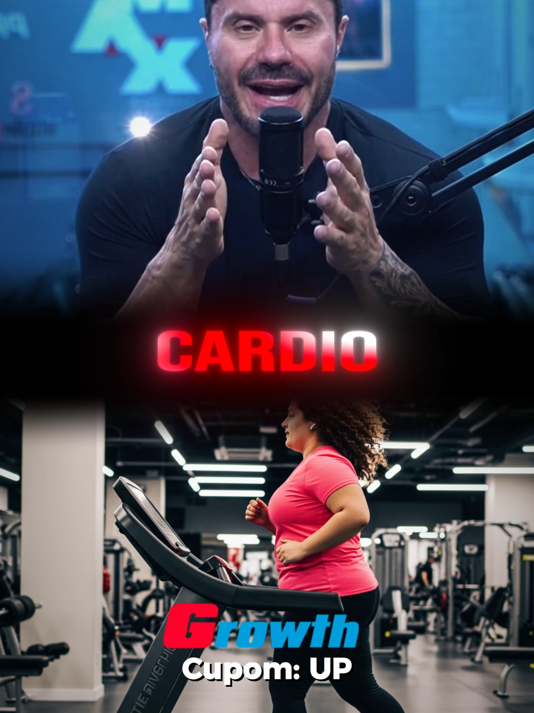 🏷️ Cupom “UP” na @growth.supplements  . . . #renatocariani #cardio #caminhada #corrida
