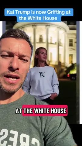 Trump granddaughter Kai Trump is now Grifting at the White House #kaitrump #trump #whitehouse 