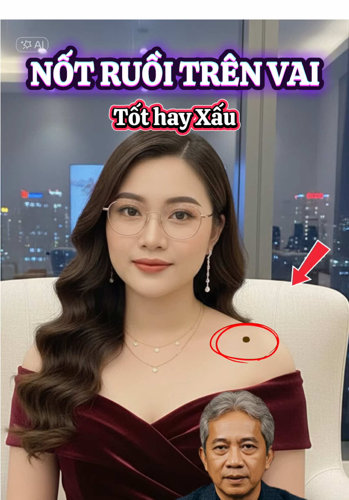 Nốt ruồi trên vai #vậnmệnhradio #LearnOnTikTok #xemboi #nhantuonghoc #xemchitayonline 