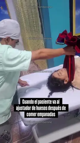 Cuidado con comer muchas empanadas y después ir a tratarte el cuerpo 🤭#flatulencia #pedos #quiropractico #viral #fyp 