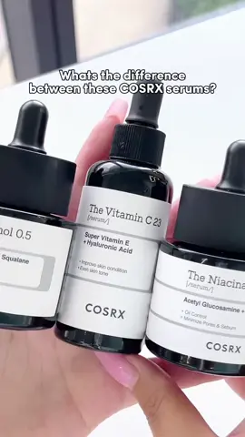 Not sure which one to use? 👀 Check this out! 🤍✨ #cosrx #kbeauty #fyp #skintok 