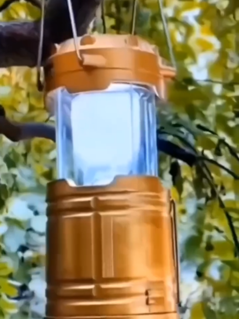T-5800 6 LED Solar Camping Lamp Rechargeable Lantern #foryou #fyp #goodthing #tiktokshop 
