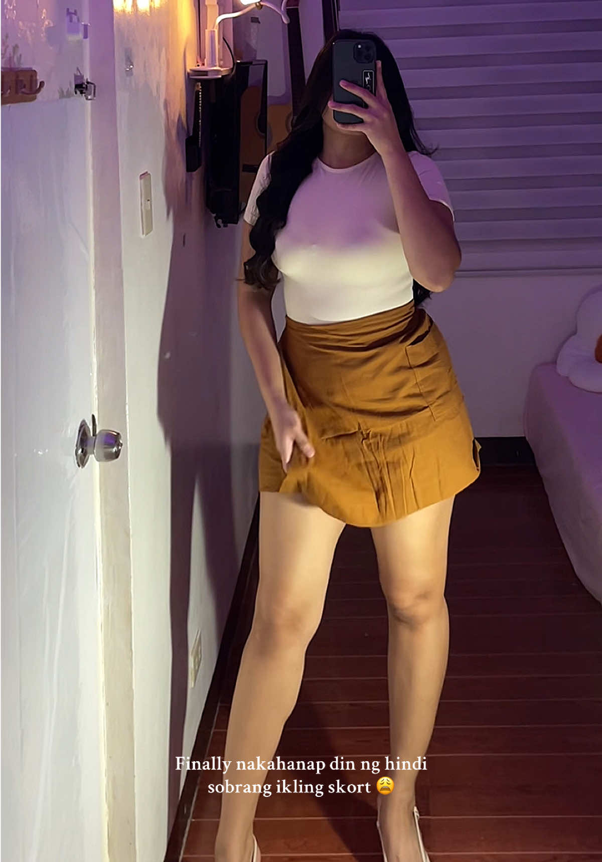 Finaly!!! #skort #skortoutfit #skirtoutfit #outfitideas #outfitinspo 