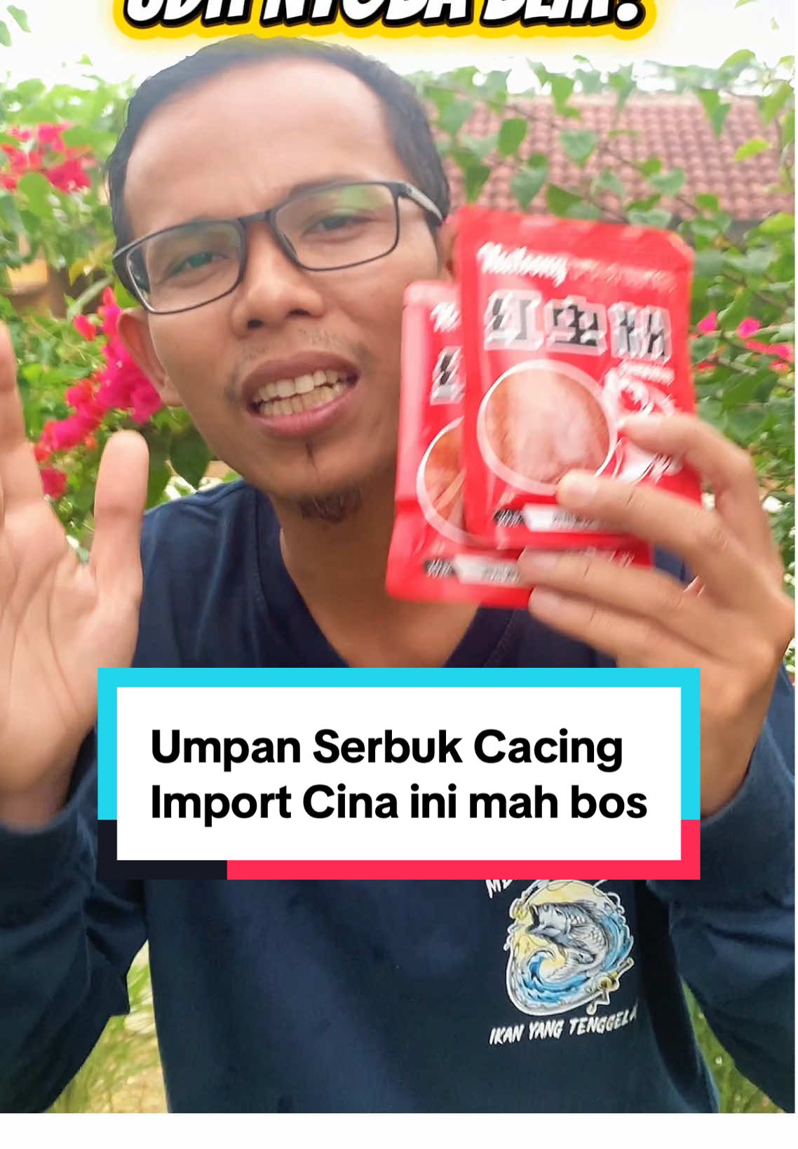 Umpan serbuk cacing merah import Cina bosku gas cobain murah bosku #kangobenk #umpanmancing 