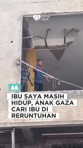 CARI IBU DI RERUNTUHN “Ibu saya masih hidup” — seorang anak berteriak dari reruntuhan setelah pengeboman gedung Al-Nounou di lingkungan Al-Rimal, sebelah barat Kota Gaza Keterangan & Video A7med Alsaifi #rumahzakatkalbar #bantugaza #bantupalestina