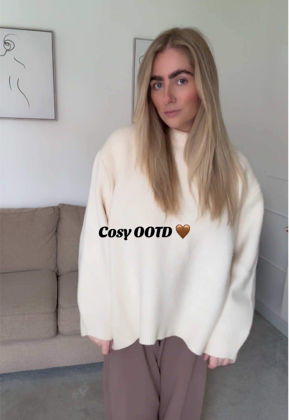 Cosy ootd 🤎 #outfit #outfitsinspo #outfitideas #autumnoutfits #fyp 