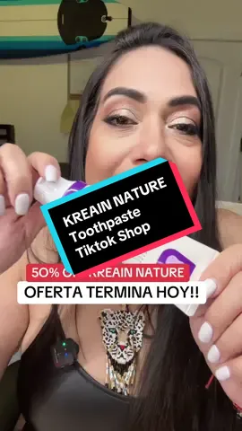 KREAIN NATURE Toothpaste #kreainnature #kreainnaturetoothpaste #pastadedientes #fallfreshness #cuidadobucal                           Disclaime: El precio mostrado es el vigente al momento de la grabación y puede cambiar . Las promociones pueden tener algunas restricciones o disponibilidad limitada.