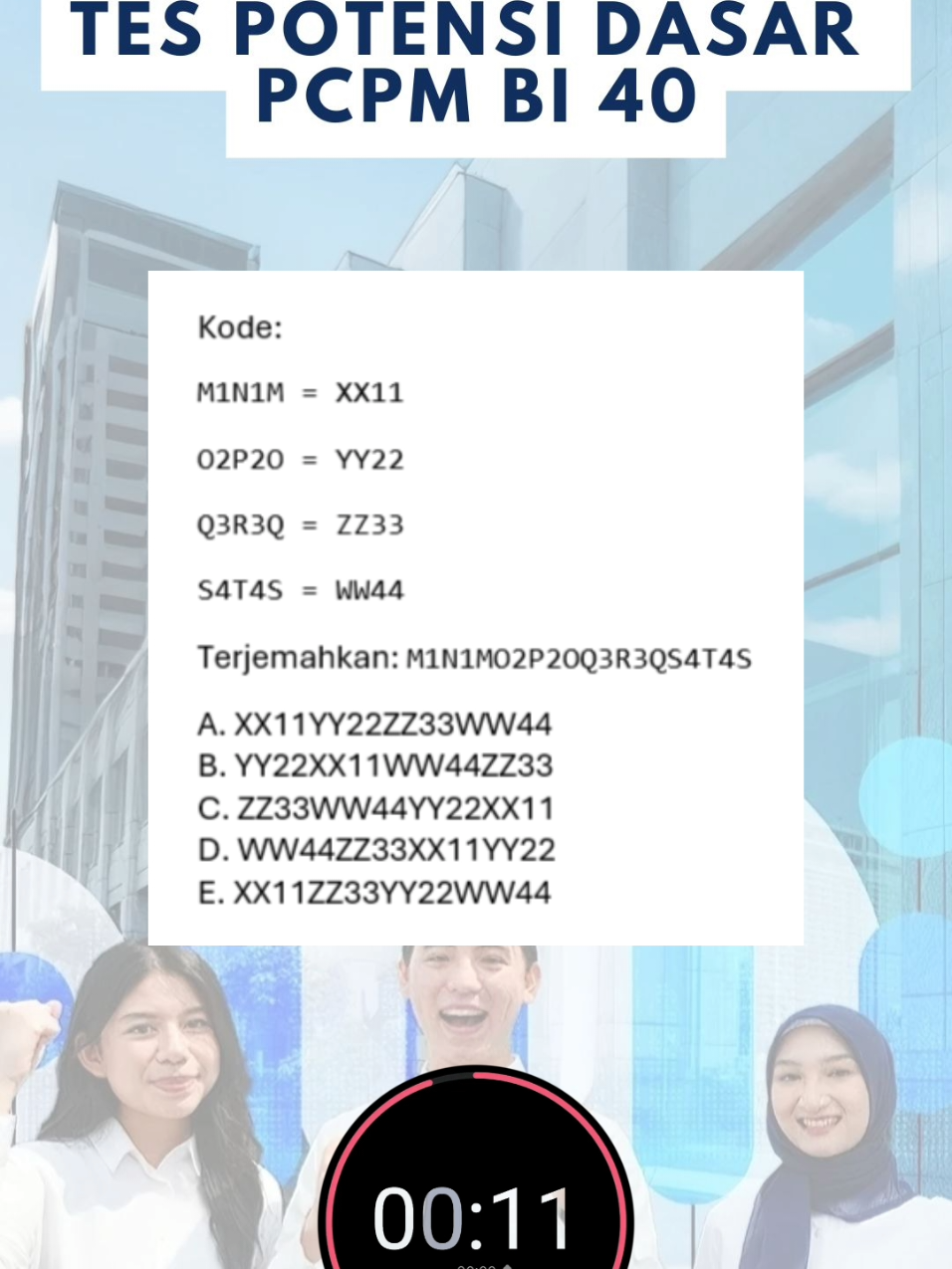 Latihan Soal subtes Digit Symbol (baru) TPD PCPM BI !!! #pcpmbi #TesPotensiDasar #BankIndonesia 