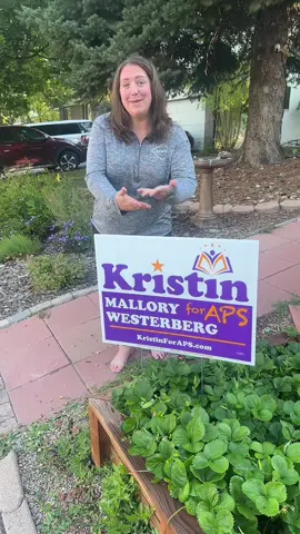 It’s also very early… and I haven’t done my hair or makeup.  But look - it’s me!!!  You can pick up a yard sign at my house or order one here: https://secure.actblue.com/donate/kristinforapsyardsigns