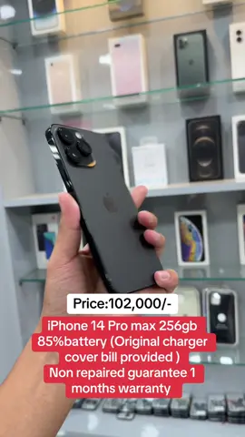 iPhone 14 Pro max 256gb 102,000/-