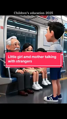 In this video a little girl and mother rides a bus and talking with strangers #funlearning #cartoons #animation #educational #kidslearning 