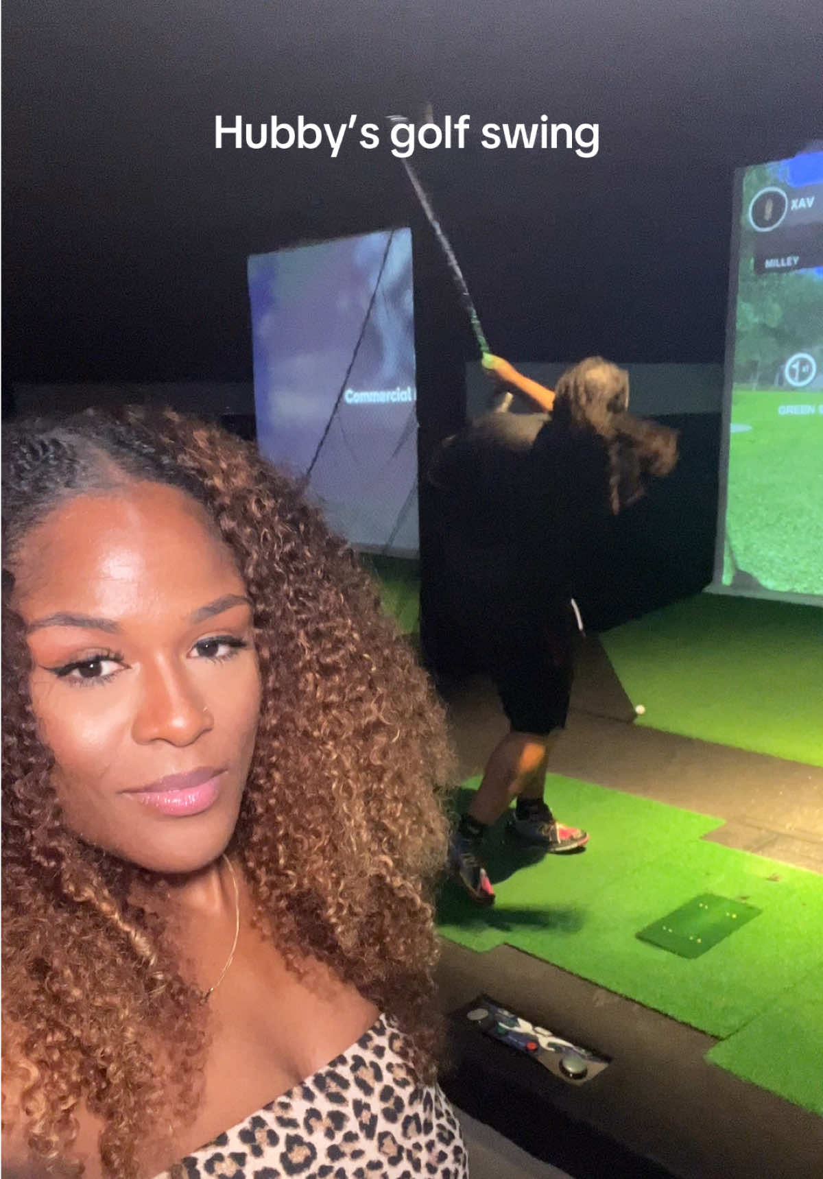 My husband’s golf swing ✨ One day, I’m going to he my distance like that lol. @Xa Cross  #golfswing #golf #husbandwife #wifelife #marriage 
