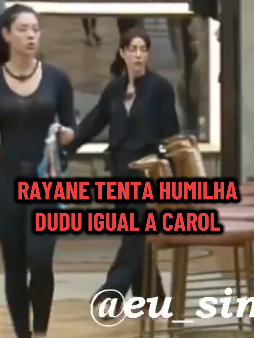 Rayane tenta humilhar Dudu Camargo igual Carol para toda a casa
