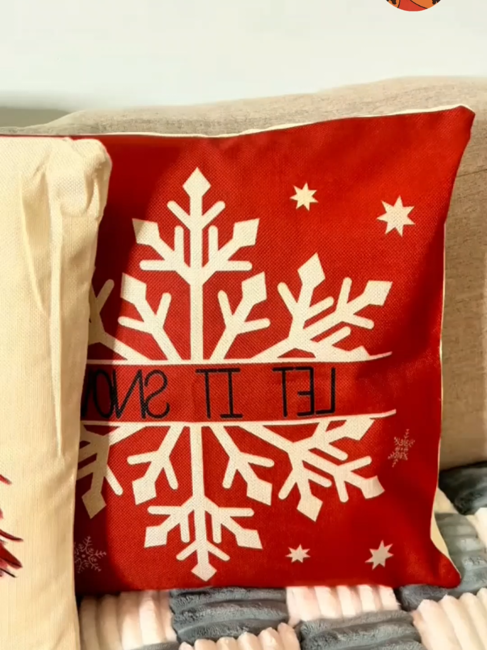 Kit 4 almofadas Natalinas ... #natal #decoracaodenatal #decoracaonatalina #almofadas 