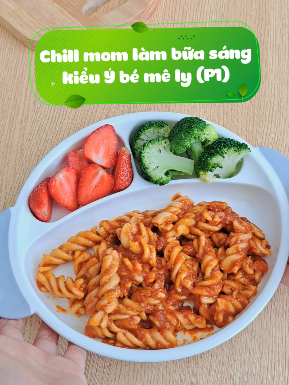 🍓 Gợi ý bữa sáng nhanh gọn cho con - p1 #food #babyfood #andamcungbe 