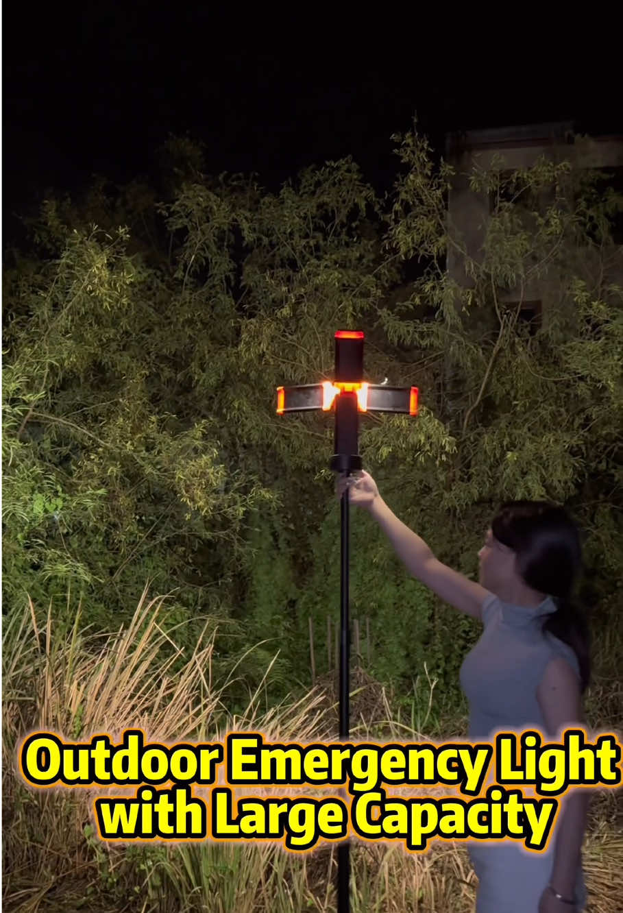 One Light, Multiple Uses, Emergency Ready. #fyp #WaterproofOutdoorLight #OutdoorLight 