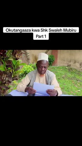 Shk Swaleh Mubiru ng'atangaaza ku fitina eyagudde mu ummah