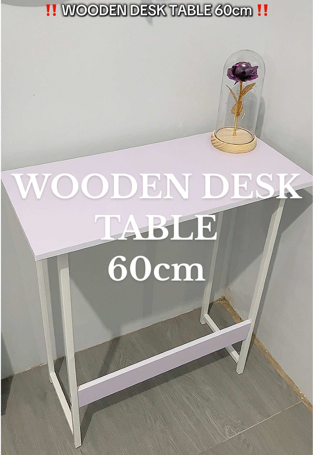 Perfect table para sa study, work, o home office 📚 #woodentable #woodtable #studytable 