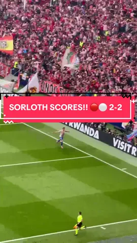 SORLOTH SCORES!! 🔴⚪️ WHAT IS THIS MADNESS!? 4 goals in the first half 🤯🤯 ATM 2-2 RMA | 45+5’ #SportyTV #SportsOnTikTok #LaLiga #AfricanSports #Sorloth @Alex Ashmore 