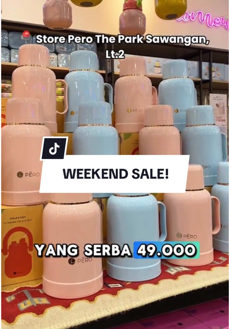 Belanja offline lebih seru pas Weekend Sale di PERO! Banyak pilihan produk dengan harga hemat bikin dompet tetap aman 💖 📍 Store PERO Antasari – Cilandak 📍 Store PERO PIM 1 – Lt.2 📍 Store PERO The Park  Sawangan – Lt.2 #peroindonesia #peroforyou #sale #offlinestore #weekendsale 
