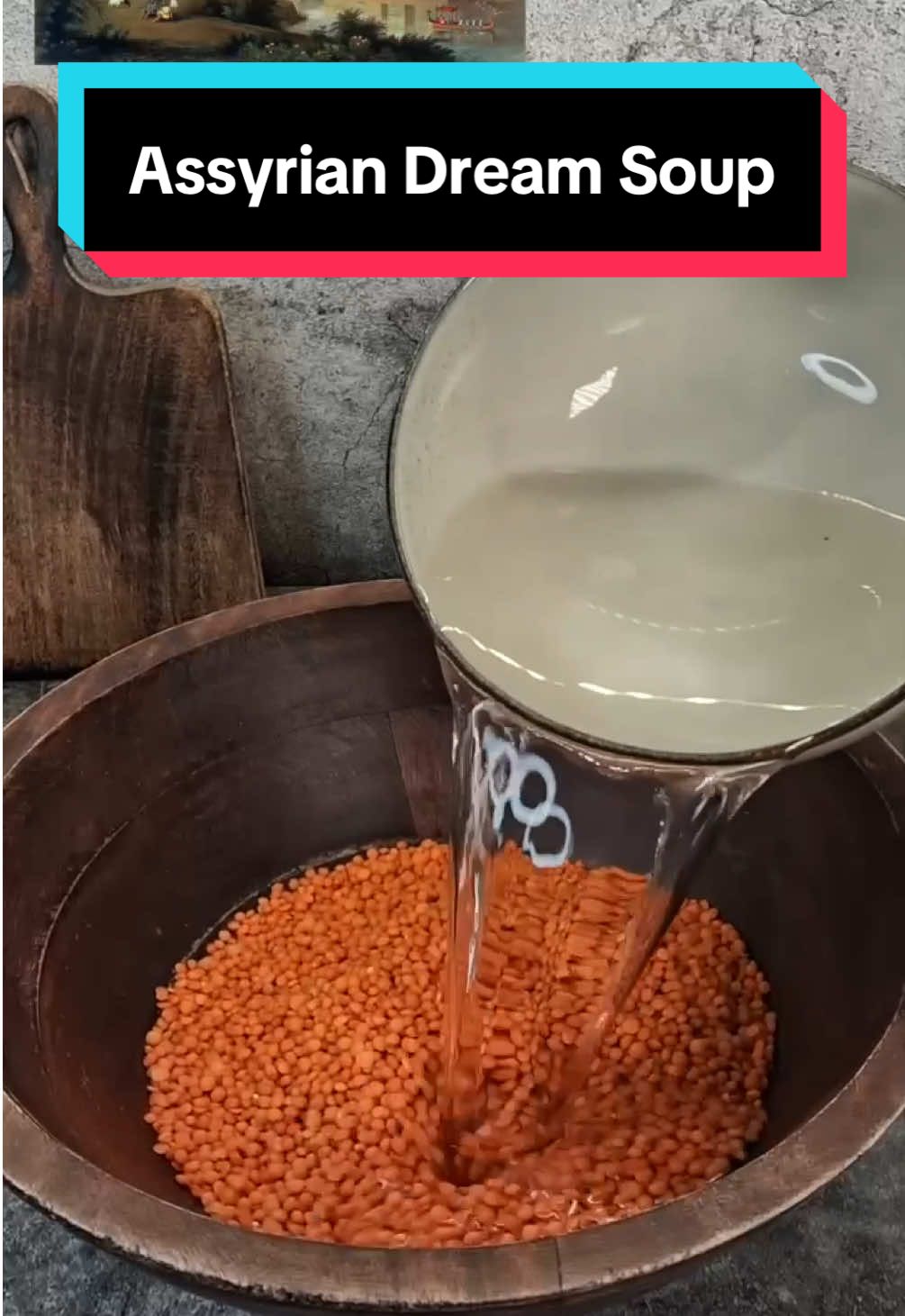 Assyrian Dream Soup 🥣 Get the recipe at tableofgods.com/dream  #AncientRecipe  #Assyrian  #Mesopotamia  #Tableofgods 