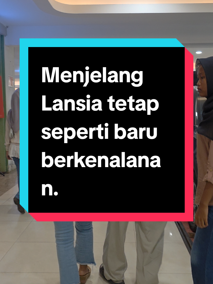 Menjelang Lanjut Usia tetap menjaga kebersamaan dan cinta seperti di awal jumpa dan berkenalan , agar dapat berjalan bersama menempuh perjalanan panjang sebagai pelayan bagi negara dan Warganya dengan mendahulukan orang-orang yang membutuhkan; si lemah tak berdaya, si miskin dan yang ditelantarkan.@drg.kernawaty @SAHAT SITUMORANG 