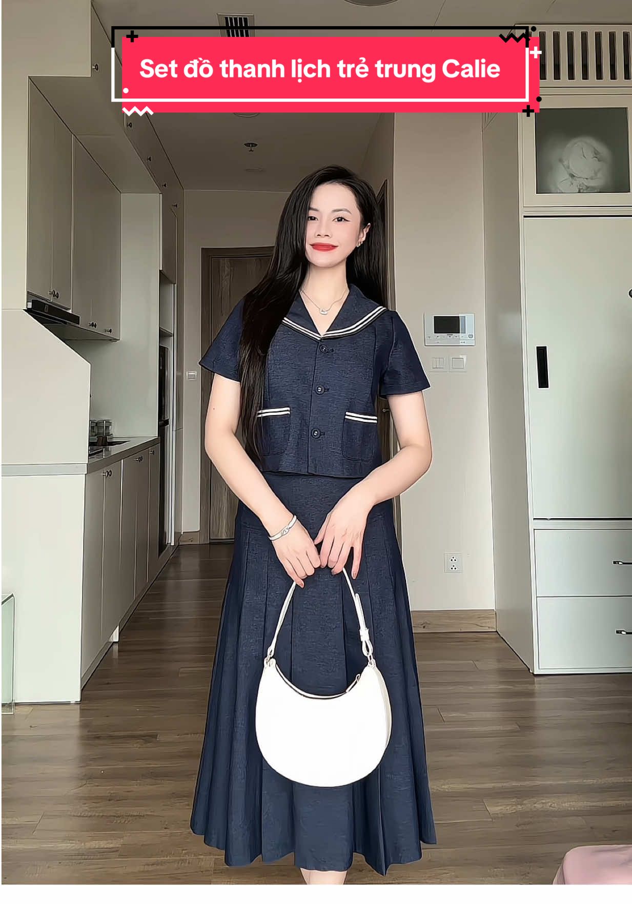 Set đồ thanh lịch trẻ trung #calie #setdonu #thoitrangcongso #thoitrangnu #oufitideas 