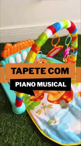 Tapete de Atividades Musical com Piano Interativo Ginásio com Som e Luzes. #tapete #interativo #Piano #infantil #luzes    