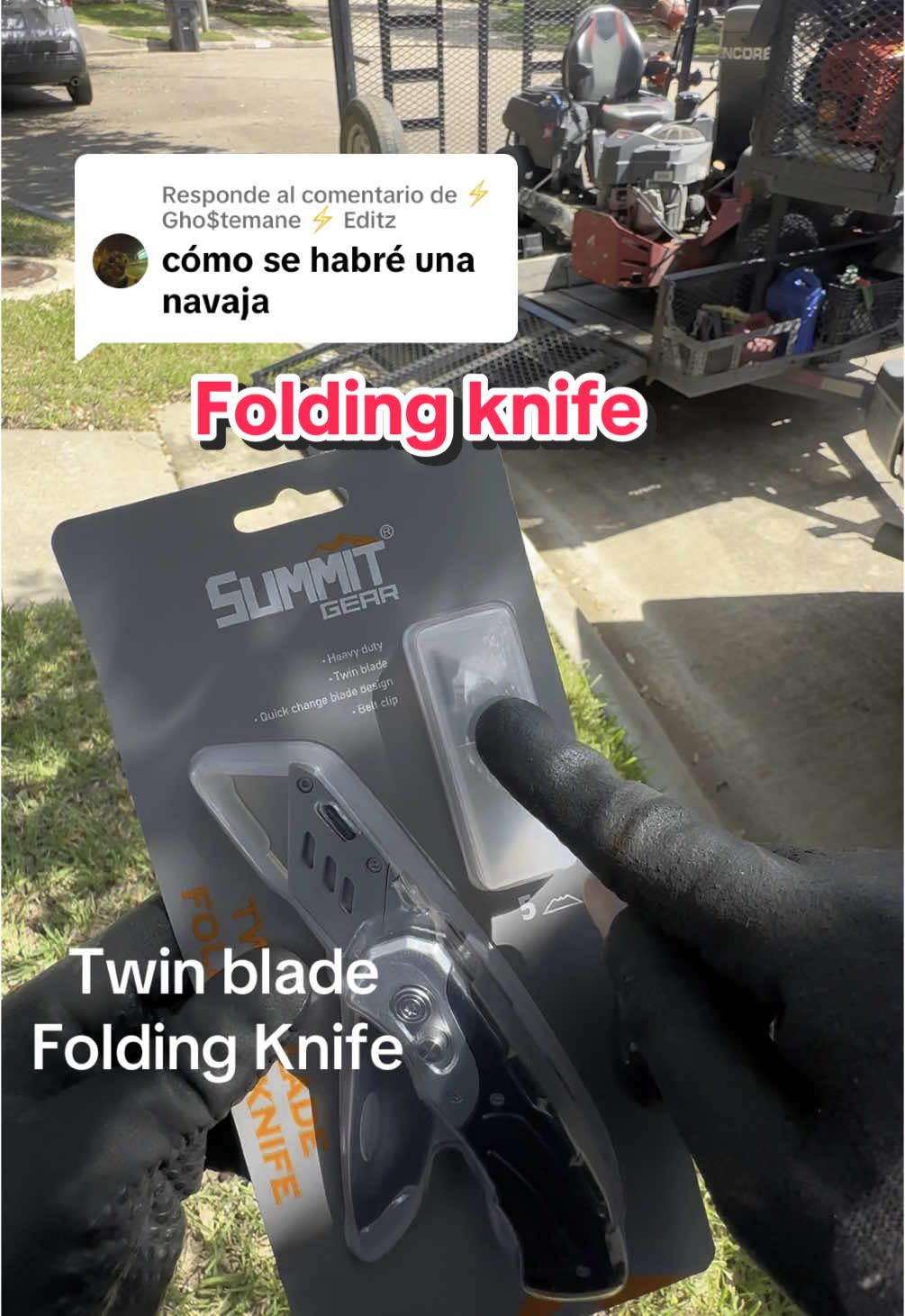 Respuesta a @⚡ Gho$temane ⚡ Editz #twinblade #knife #paratii #foldingknife 