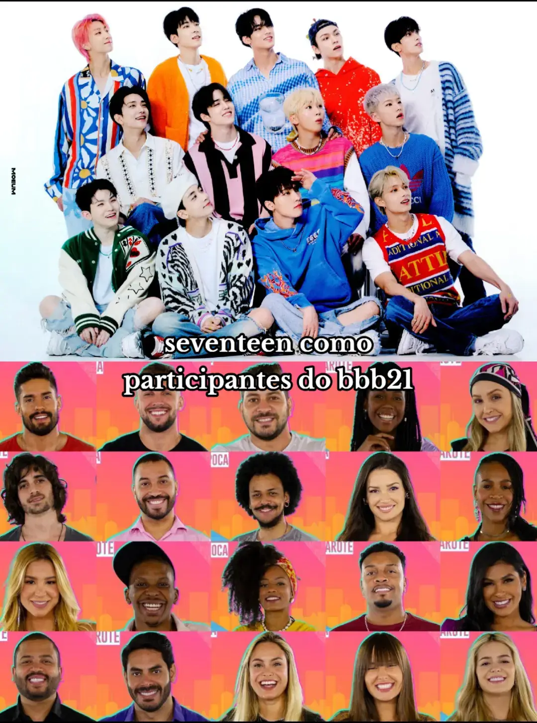 eu fiquei em dúvida no wonwoo #seventeen #bbb21 #fy #fyp #viral 