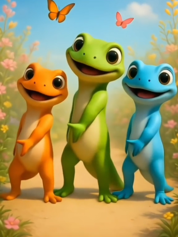 Gecko Gecko dance Watch full #kidscartoon #songforkids #cartoon #tiktokkids #cartoonkids 