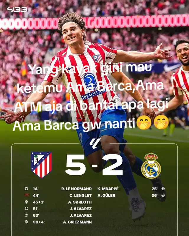 ehh ada yg kenah bantai 5-2 🤭🤭#atelicodemadrid #madrid #lewatberanda #fyp 