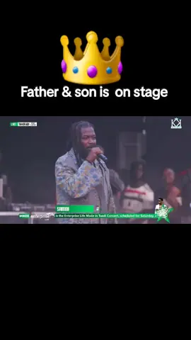 Father & son is on stage #@Kofi Kinaata #made in taadi concert 2024#trinding #trinding_video #fypシ゚ #444 