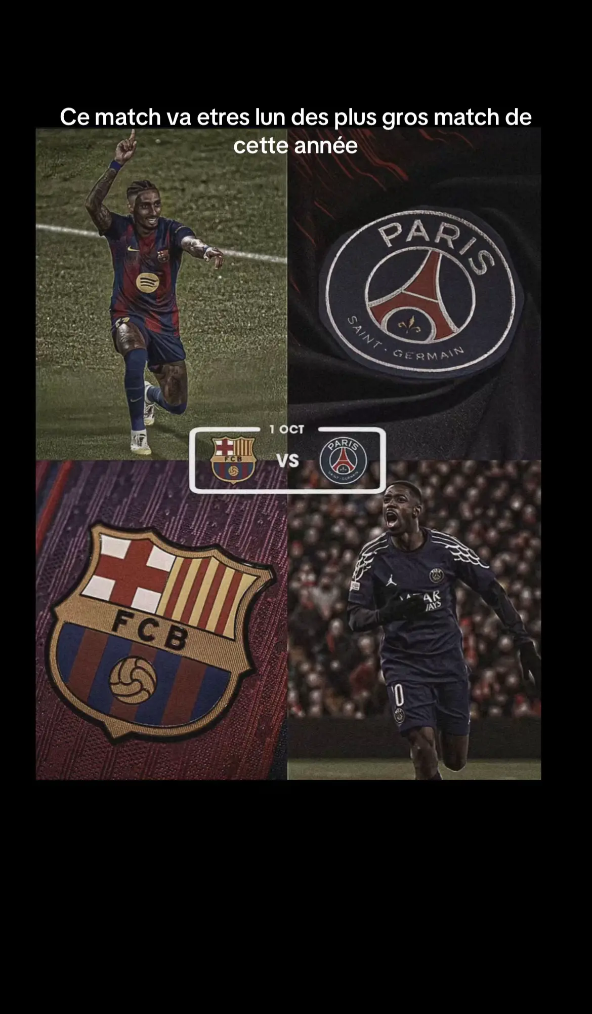 Le match de l’année #football #barcelona #psg #pourtoi #fyp