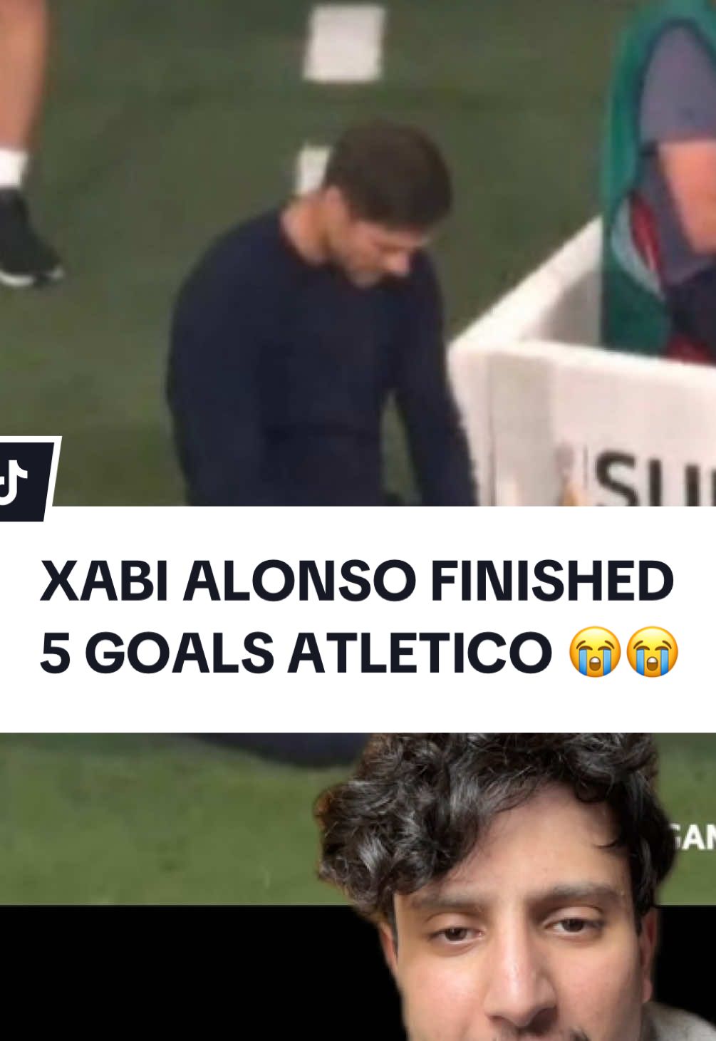 XABI ALONSO MAD AFTER 5 GOALS TO ATLETICO 😭😭😭 #realmadrid #fyp #ishdafish5 