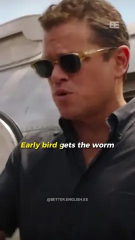 🐦 Early bird gets the worm = Al que madruga, Dios lo ayuda Se usa para decir que quien actúa primero o se levanta temprano obtiene la mejor oportunidad. Es una expresión motivadora para destacar la importancia de ser puntual, rápido o estar un paso adelante. 📌 Otras formas parecidas: - First come, first served (El primero en llegar, el primero en ser atendido) - Don’t wait too long (No esperes demasiado) - Be on time (Llega a tiempo) - Strike while the iron is hot (Aprovecha el momento)