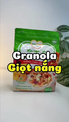 Granola ăn vừa giòn ngon vừa tiện lợi nè #granola #doanhealthy #granolagiotnang #dinhduong #annieriviu 