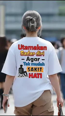 utamakan Sadar diri #kaos #kaoskatakata #kaosviral #kaosdistro #fyp 