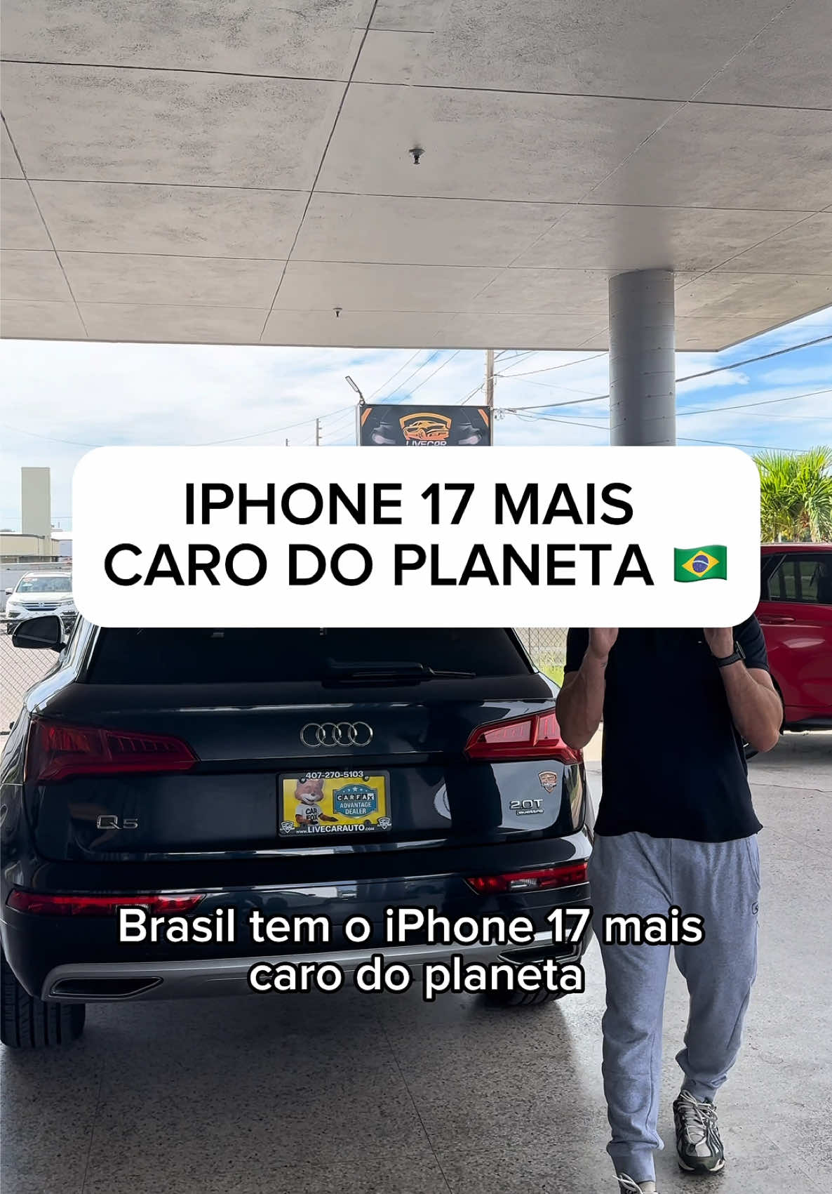 E ai? Se você pudesse escolher com 19.000 o que escolheria comprar?  #usa🇺🇸 #eua #brasil🇧🇷 #iphone #audi 