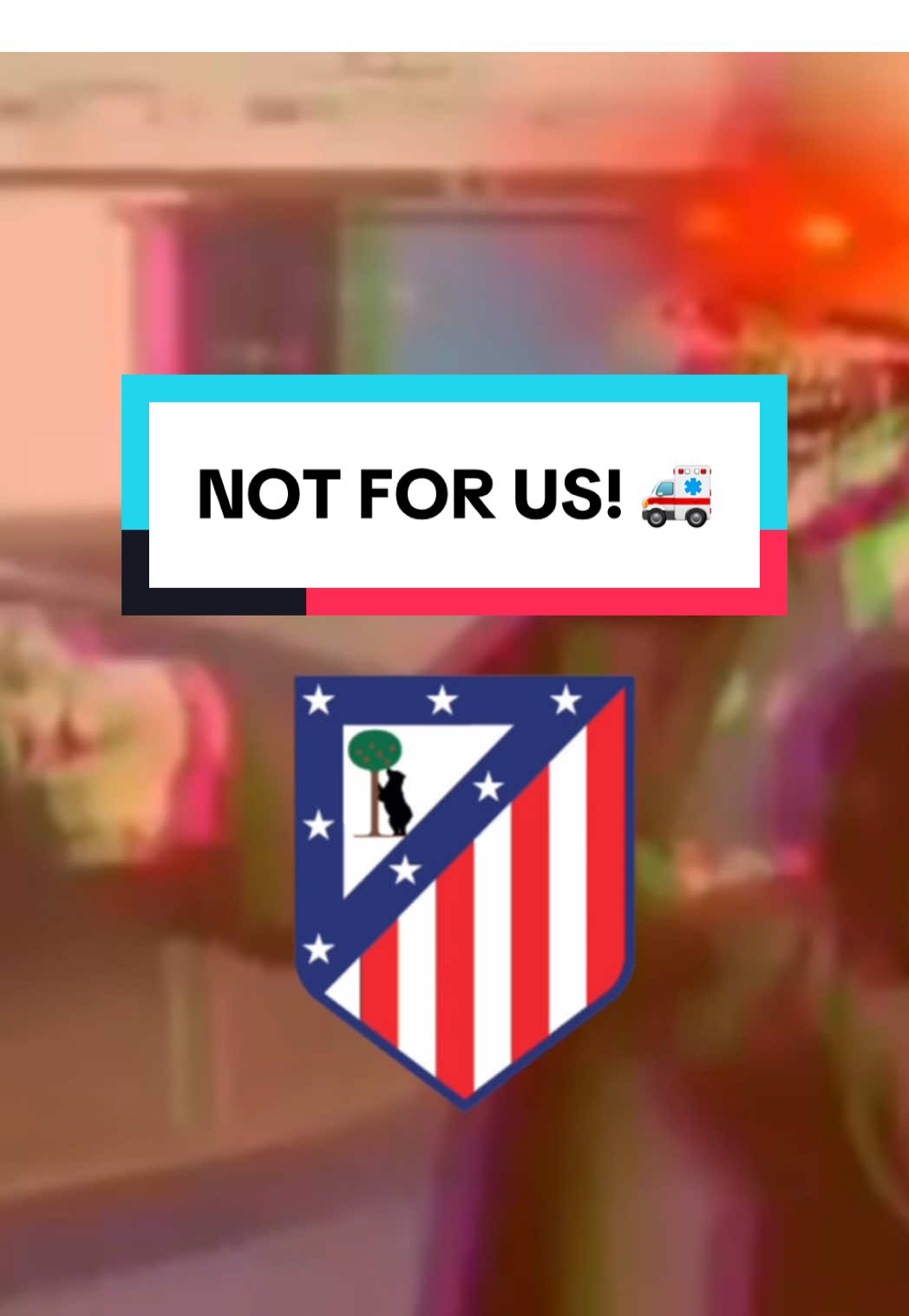 But not for us 😁🚑 #callanambulancebutnotforme #meme #humor #atletirealmadrid #derbi 