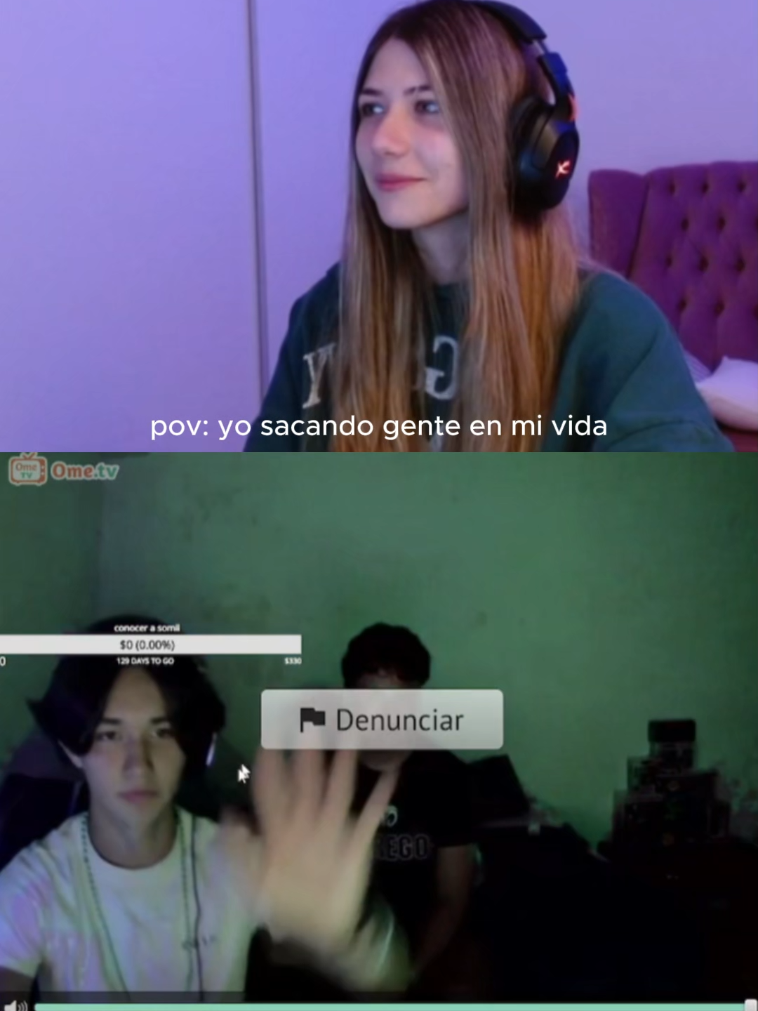 me dio pena al final | #cataelin #ometv #stream #twitch #clips