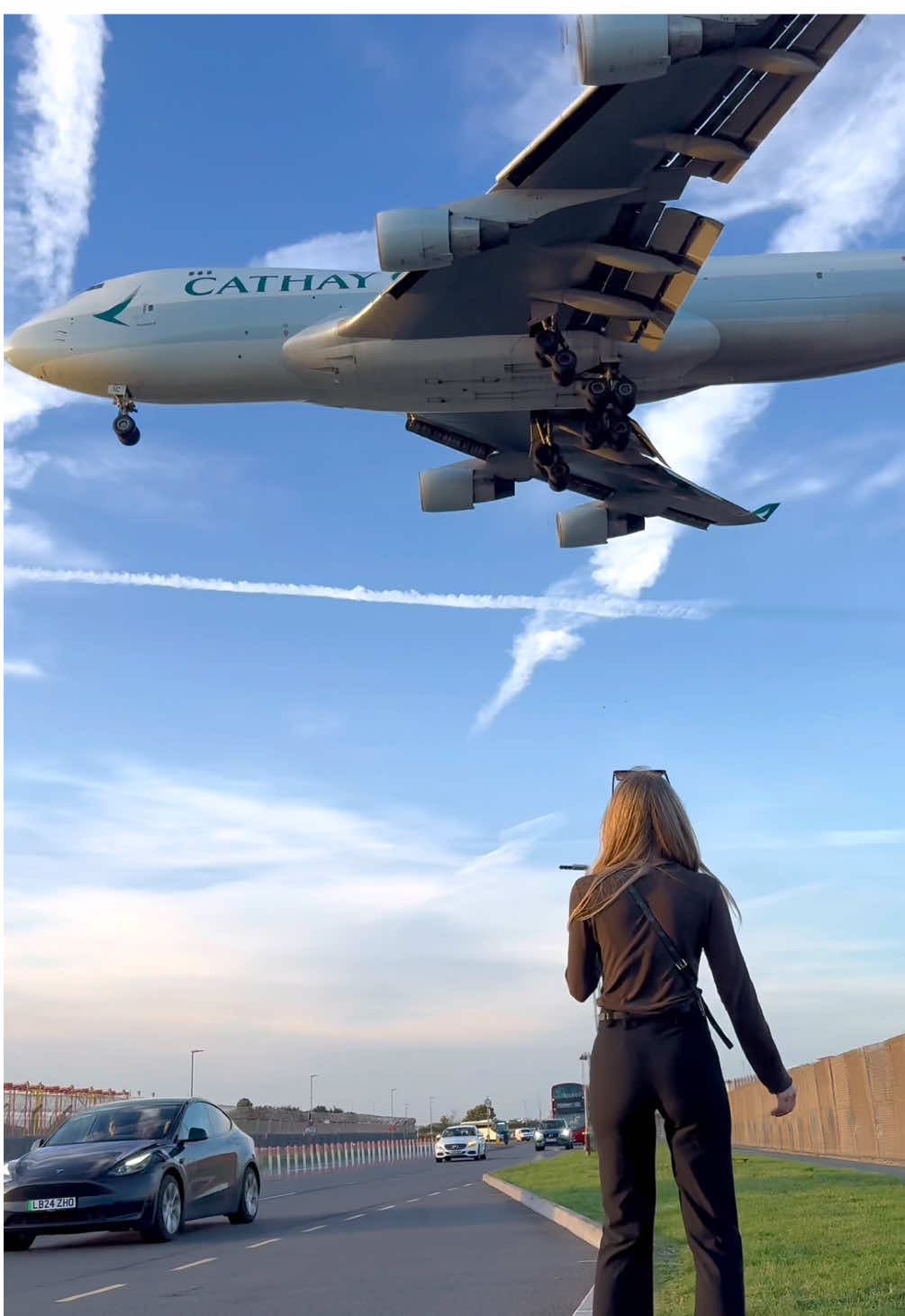 @Cathay Pacific ✈️  B747 ❤️✈️ #aviation #planespotting 
