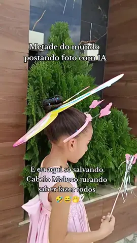 Quem mais tá salvando vários cabelos malucos? #cabelomaluco #penteadomaluco #semanadascrianças  #explorepage #fy