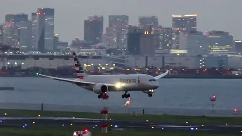 ✵ American Airlines 787-9 Dreamliner – American Elegance Landing ✵#aviation #airplane #aircraft #plane #fyp 