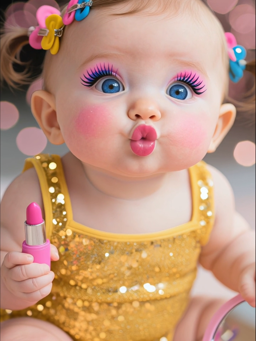 #cute #baby #babylove #makeup #funnymoments 