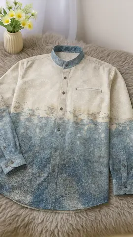 AMK Kemeja Koko Pria Printing Lengan Panjang KK NIZAM L/S GREEN #promomakangajian #kemeja #kemejapria #kemejamurah #kemejaoversize 