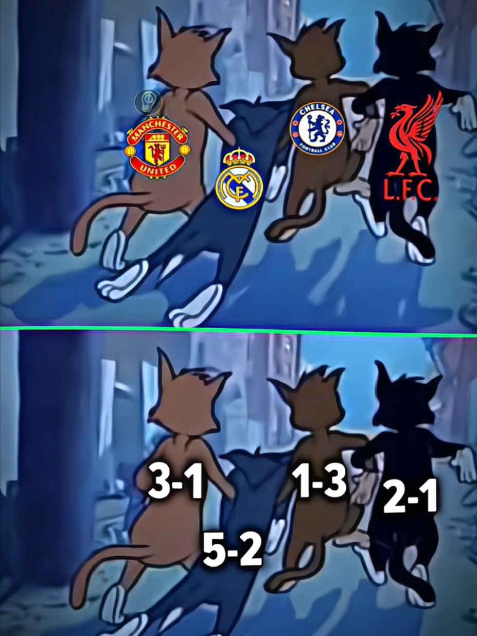 4 tim ini kompak banget😭#manchesterunited #realmadrid #chelsea #liverpool #fypシ゚ 